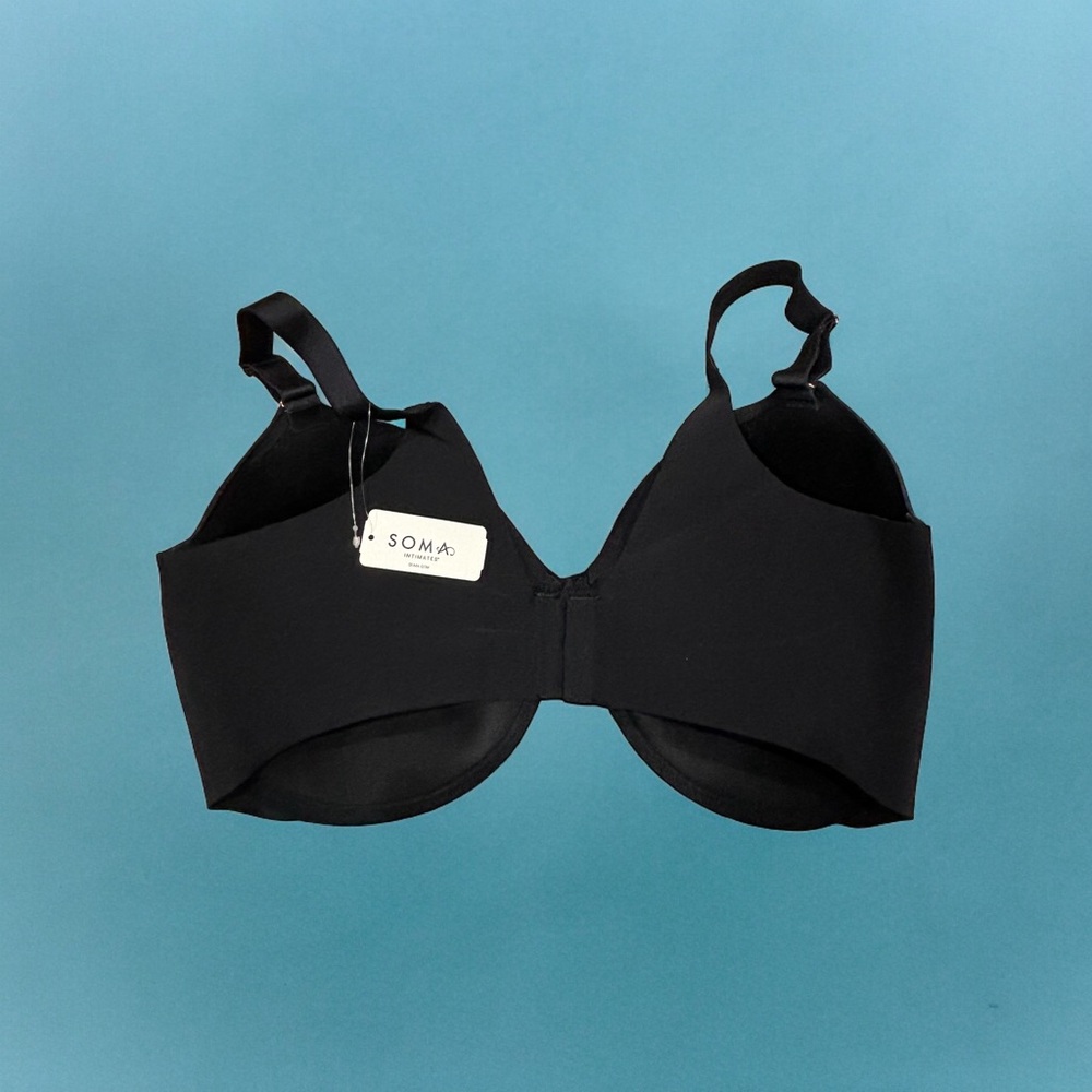 SOMA NWT 40DDD 40F VANISHING 360
Perfect Coverage Bra Black underwire smoothing
